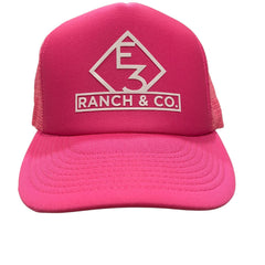 E3 Neon Pink Trucker Hat